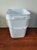 20升20kg正方形塑料方桶包装桶压盖加厚肥料乳胶漆桶垃圾分类全新(正方形20升20kg压盖白色无盖)