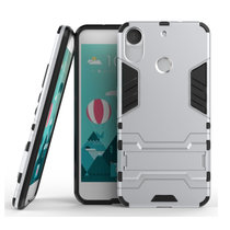 木木（MUNU）HTC Desire 10Pro 手机壳 手机套 D10W 保护壳 保护套 支架防摔壳 钢铁侠硬壳(银白色)