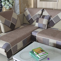 木儿家居 单人沙发双人沙发三人沙发自由搭配沙发垫沙发套(彼岸咖啡紫色 45*45抱枕套含芯)