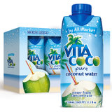 唯他可可（VitaCoco）天然椰子水330ml*4瓶 进口NFC果汁饮料