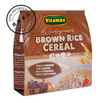 马来西亚进口红米谷物麦片低脂营养养胃代餐饱腹食品早餐钙质450g(1x15x30g)