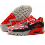 Nike耐克2014新款 AIR MAX90男女气垫鞋跑步鞋运动鞋休闲鞋 8057(红黑 38)