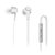V12苹果安卓通用入耳式线控耳机 手机耳机入耳式线控通用三星小米华为oppo魅族耳机 iphone苹果6重低音耳机入耳式(白色)