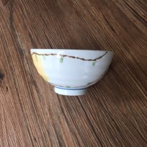 美浓烧日本进口和风饭碗单个无铅儿童碗釉下彩童趣日式田园风餐具(白玉萝卜小小碗 默认版本)