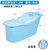 大人泡澡桶成人洗澡桶浴缸家用加厚洗澡盆全身大号沐浴桶浴盆kb6(1.2m变态厚蓝(送靠垫)有盖)