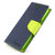 高士柏手机皮套保护壳外壳适用于HTC816t/D816W/新渴望816/816v/h(蓝色+绿色)