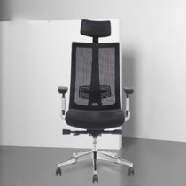 俊采云JCY-c04网布办公椅老板椅工程学椅子电脑椅家用老板转椅 黑色 530*520*1080(单位：把)(JCY-c04)