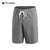 男士运动短裤 健身跑步训练篮球短裤 宽松休闲速干短裤tp8015(浅灰色 M)
