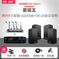 SAST/先科 K5会议室音响套装专业中小型会议音箱系统设备8寸10寸(套餐五)