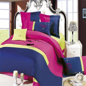 鼠牛虎兔龙蛇本命年家纺床上四件套纯棉四件套全棉被套床单 (乖乖蛇