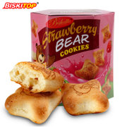 Biskitop 进口草莓小熊饼干80g 进口零食品 休闲零食 进口饼干