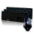 黑爵机械战士 背光键鼠套装 CF LOL电脑游戏键盘usb发光有线键盘鼠标套装(机械战士键盘+AJ10黑)