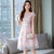 亿梦诗 心机连衣裙新款夏收腰显瘦气质贵夫人高端洋气流行裙子ET521(粉红色 XL)
