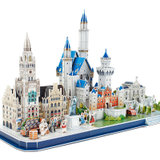 乐立方拼装玩具城市主题-巴伐利亚其他材质MC267h 立体拼图3d拼图