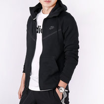 Nike耐克男装外套秋冬新款针织运动服休闲耐磨保暖夹克805145-091(黑色 XXL)