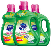 超能洗衣液750g*3瓶植翠低泡天然椰油天然环保低泡易漂快速清洁(图片色 时尚炫彩)