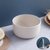 小麦秸秆燕麦早餐碗带勺子家用小碗单个塑料碗儿童汤饭碗餐具套装(小麦碗-米色 带勺子)