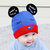 秋冬季婴儿帽子秋冬保暖套头帽韩版新生儿胎帽宝宝帽0-3-6-12个月(深蓝色)