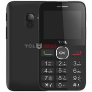 TCL 121 移动联通2G老年人手机 双卡双待 大字体 支持语音播报 收音机外放(黑色)