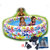 美国INTEX充气游泳池56440圆形充气水池/海洋球池 戏水玩具(标配+电泵+修补套装)