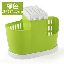 有乐 A411时尚筷子筒筷子笼 创意筷笼筷篓餐具架悬挂式刀叉勺分LQ5072(绿色)