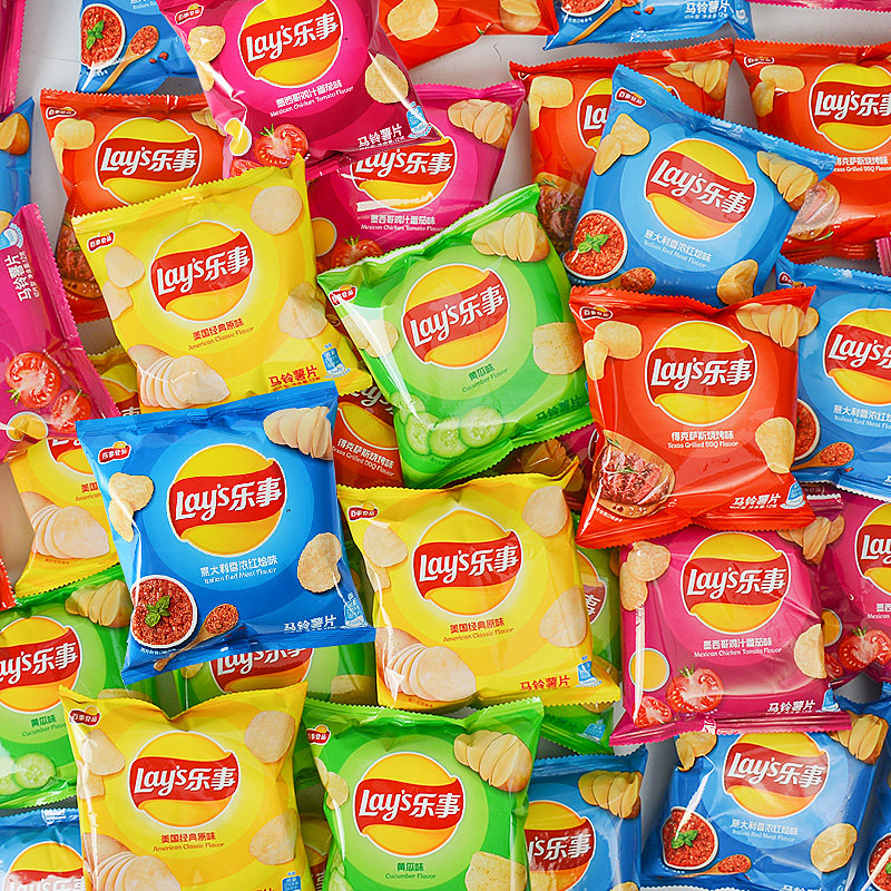 乐事薯片12g8包混口味12g8包