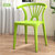 塑料椅成人加厚家用餐椅靠背椅子北欧创意餐桌椅咖啡厅休闲牛角椅(LGF加厚-浅绿色【4把包邮】)