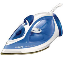 飞利浦（Philips）GC2046 电熨斗 家用垂直蒸汽熨烫机 大功率不粘陶瓷 除皱顺滑底板 蓝色