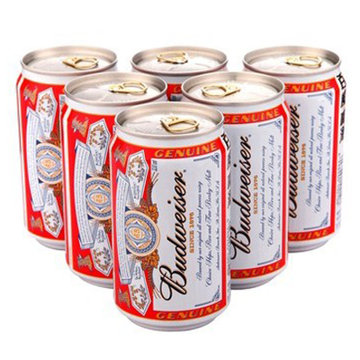 百威 啤酒 (330ml*6 听)