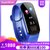 GuanShan运动手环智能多功能心率血压心电图监测仪睡眠彩屏防水男女士老人苹果安卓oppo(蓝色)