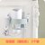卫生间浴室壁挂塑料收纳架免打孔风筒架子吹风机置物架电吹风挂架(简易款（随机色） 2个装)
