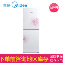 美的（Midea）BCD-169CM(E) 169升 升级 时尚新外观 低温不停机直冷冰箱家用冰箱 双门两门小冰箱