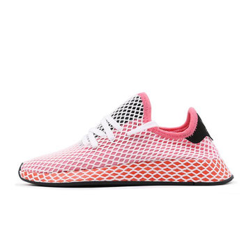 adidas阿迪达斯三叶草deeruptrunner经典款女子网格网面运动休闲跑步