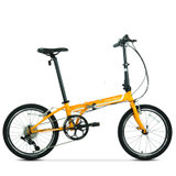 DAHON大行畅销款折叠自行车20寸8速成人超轻男女式单车P8青春版KAC082(天蓝色 8速)