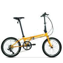 DAHON大行畅销款折叠自行车20寸8速成人超轻男女式单车P8青春版KAC082(橙色 8速)