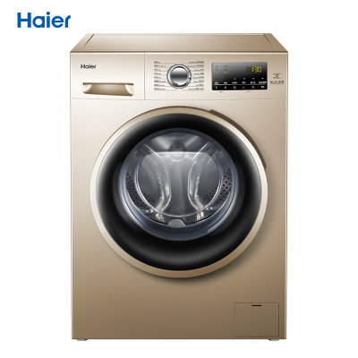 海尔10公斤滚筒洗衣机 EG10014B39GU1 大容量 ABT自清洁系统 健康洗变频电机