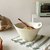 创意陶瓷早餐水果沙拉甜品燕麦片酸奶碗泡面方便面碗单个大码家用(米黄色【小双耳碗+大双耳碗】 实惠款)