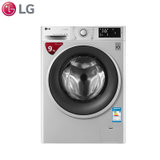 LG洗衣机 WD-VH451D5S 9公斤滚筒洗衣机 DD变频直驱 珍珠型内筒 中途添衣 智能诊断 个性定制 智能手洗