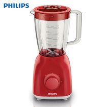 飞利浦（PHILIPS）HR2100家用多功能果汁搅拌机小型多档电动料理机台式1.5L辅食 红色