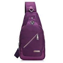 瑞士军刀 单肩包书包 苹果iPad mini平板背包 男女休闲款运动斜挎包胸包SA1026(紫色)