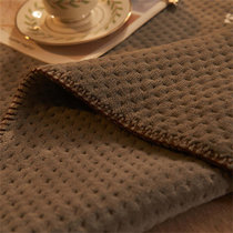 善纯牛奶绒法莱绒三层夹棉功能毛毯 浅灰150*200cm+枕套一对 多功能毯