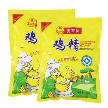 菱花 鸡精 454g/袋*2 调味品调味料 替代味精 三鲜鸡精