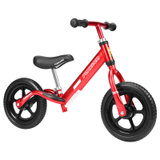 永久 （FOREVER）儿童滑步车平衡车2-5岁幼儿玩具车男女宝宝学步车小孩滑行车两轮无脚踏单车充气轮发泡轮12寸(红色 12寸发泡轮)
