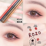 ROZO彩色极细眼线胶笔速干持久防水防汗不晕染初学者眼线膏代发(#CL01曜石黑 默认净含量)