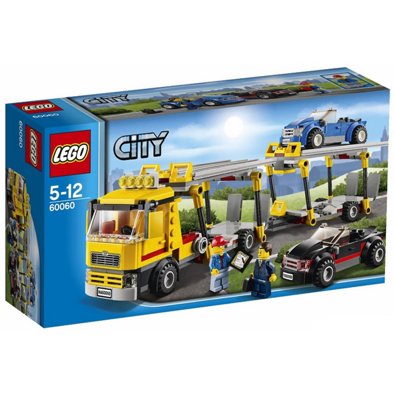 积木拼插乐高lego 60060 城市系列 l60060 汽车运输车 小颗粒积木玩具