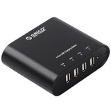 奥瑞科（ORICO） DCH-4U 4口USB设备充电器 手机平板充电适配器5V 1A/2A(黑色)