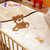 贝贝帕克 婴儿被套纯棉 婴儿床被套全棉宝宝被套婴儿床上用品(米色 100*130)