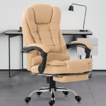 云艳YY-LCL1234 电脑椅午休椅办公椅子可躺升降座椅人体工学椅-米黄色(默认 默认)