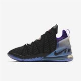 Nike耐克2020年新款中性LEBRON XVIII EP篮球鞋DB7644-001詹姆斯气垫实战运动篮球鞋(黑色 37.5)