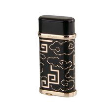 都梵正版dufan打火机直冲朗声打火机个性充气火机创意纤巧女士窄机 买一送六(祥云玫瑰金)